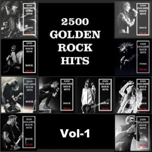 Сборник - 2500 Golden Rock Hits. Vol-1