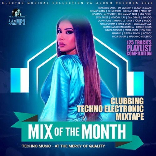 Сборник - Clubbing Techno: Mix Of The Month (2023)