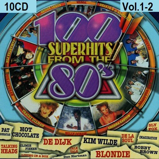 Сборник - SuperHits from the 80s.10CD (2024)